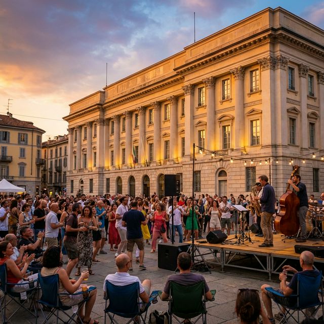 Grandi concerti all'aperto.